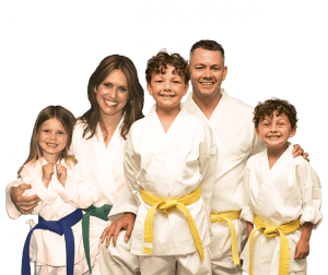 Martial Arts Lessons for Families in Allen TX - Group Family for Martial Arts Footer Banner